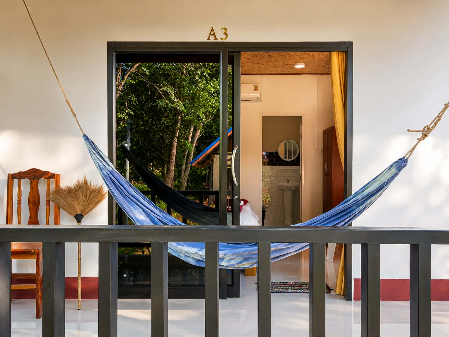 Hammock on the patio