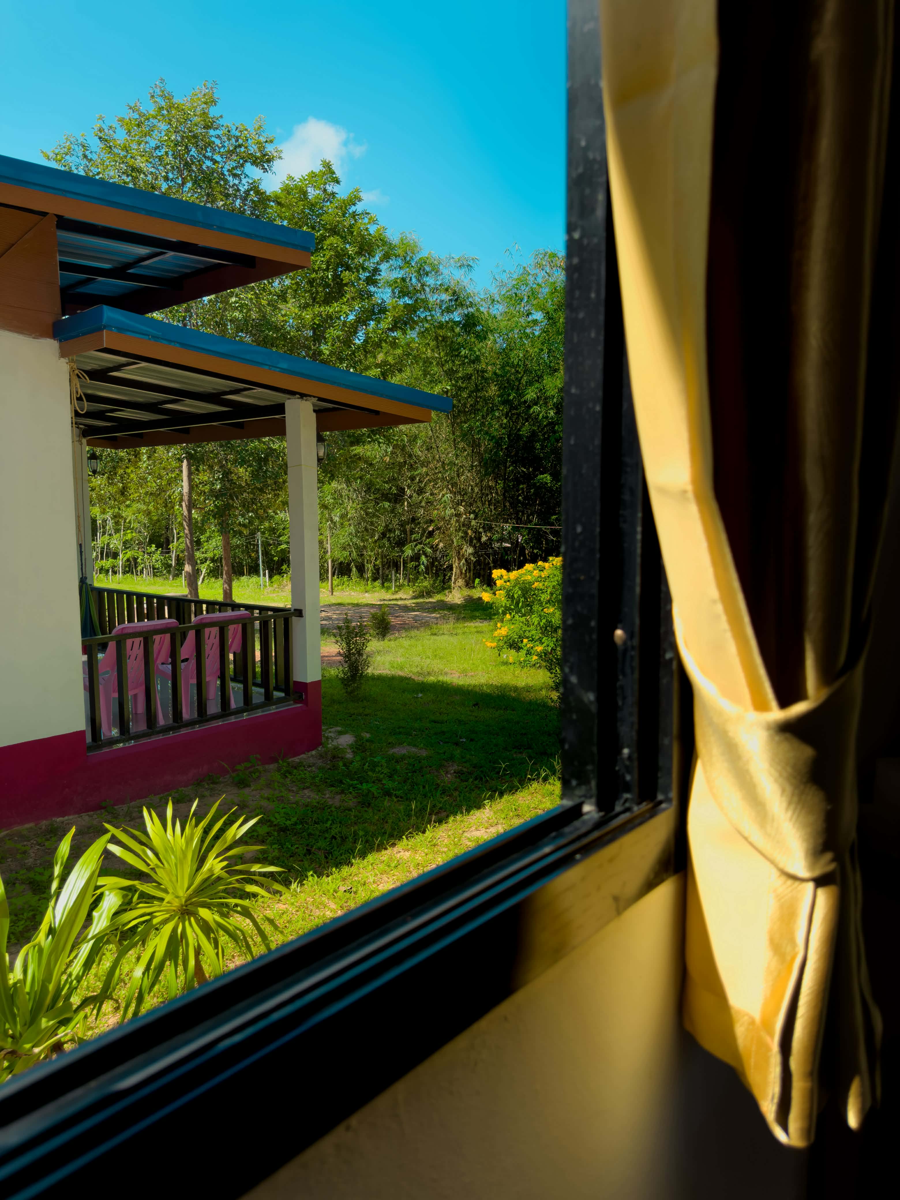 View from the kitchen bungalow room