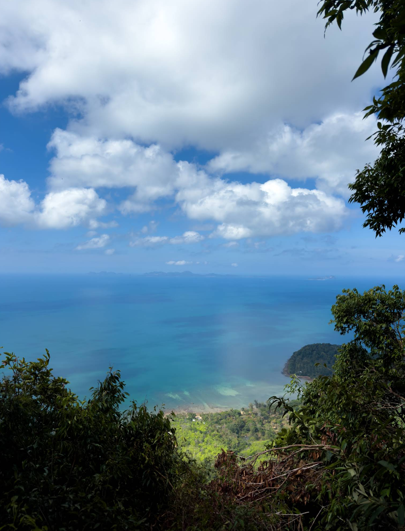 View over the bay from Koh Pu mountain
